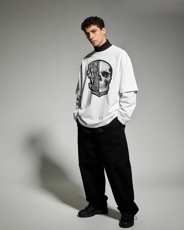 No Filter Skeleton Graphic Tee